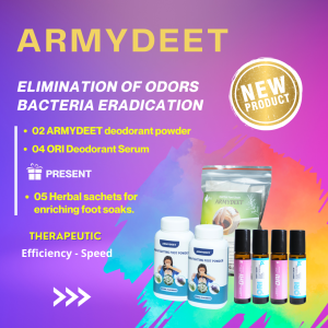 Combo ARMYDEET 1 - TRANSFORMATION: Eliminate all odors, eradicate bacteria.