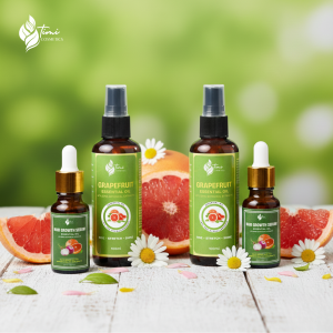 COMBO TIMI3 : Grapefruit Essential Oil, and Hair Growth Serum- Fast and Healthy Hair Growth in Just 4 Weeks
