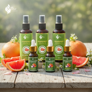 COMBO TIMI4 : Grapefruit Essential Oil, and Hair Growth Serum- Fast and Healthy Hair Growth in Just 4 Weeks